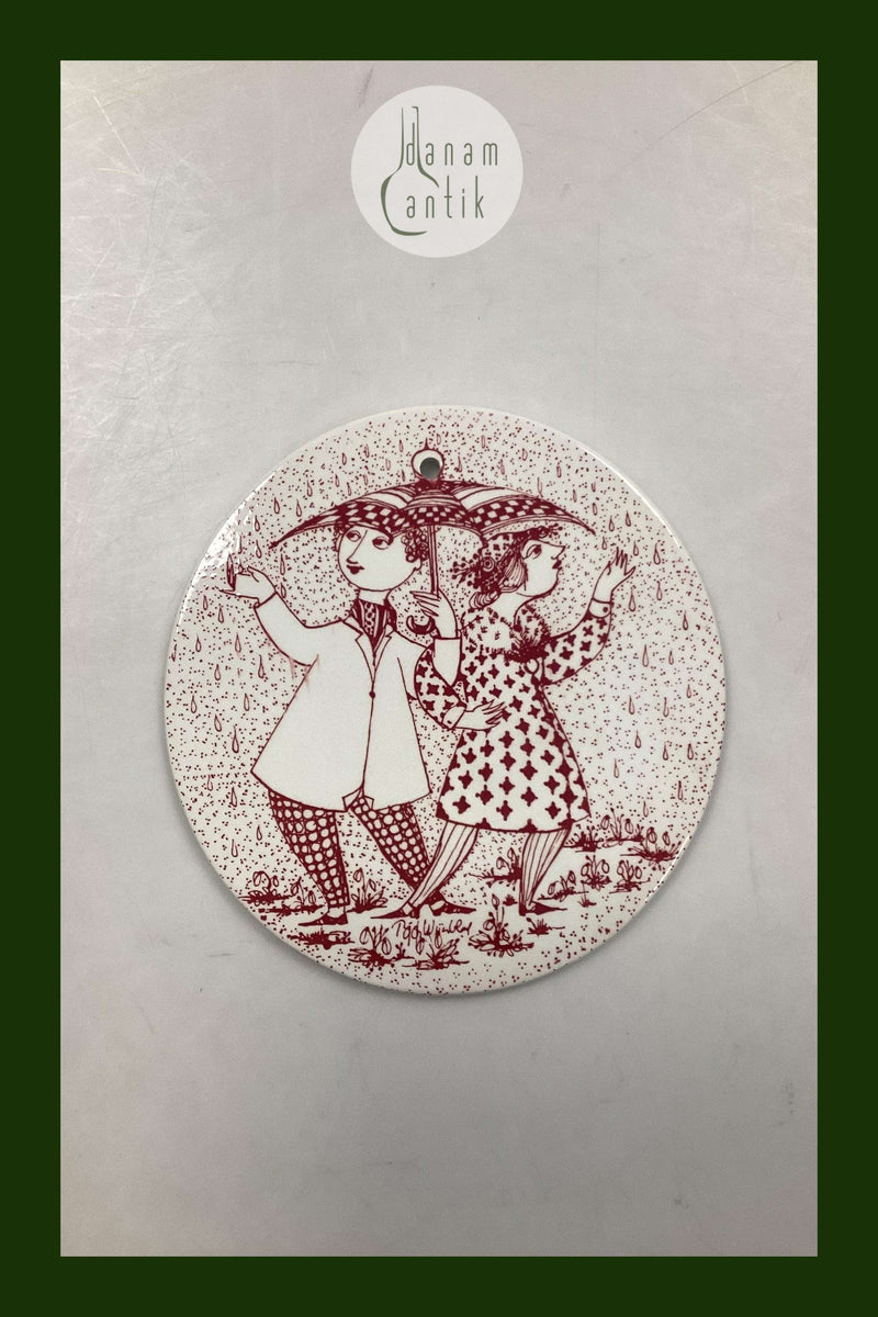 Bjørn Wiinblad: Rød april platte fra Nymølle - KONFLIKT