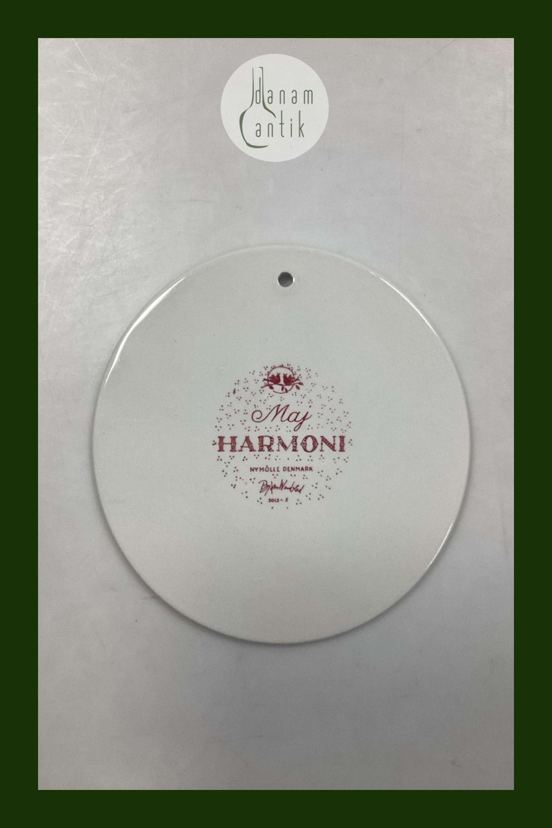 Bjørn Wiinblad: Rød maj platte fra Nymølle - HARMONI