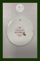 Bjørn Wiinblad: Rød november platte fra Nymølle - OPTIMISME