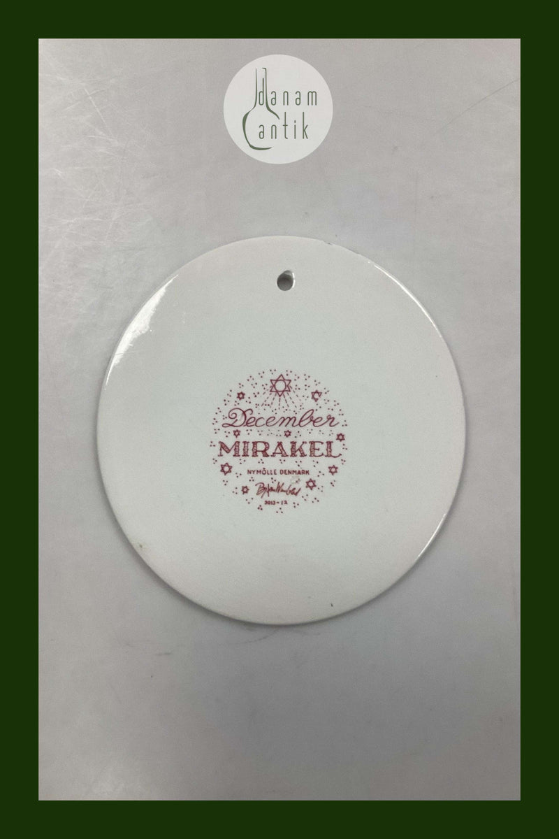Bjørn Wiinblad: Rød december platte fra Nymølle - MIRAKEL