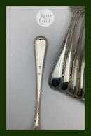 Set of 11 Danish Silver cake forks from 1919