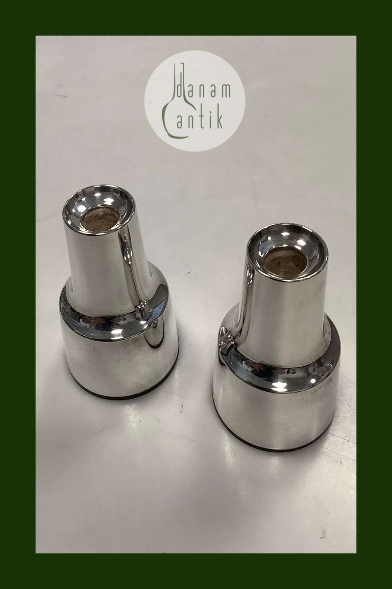 Par Cohr Moderne Sølv Plet Lysestager