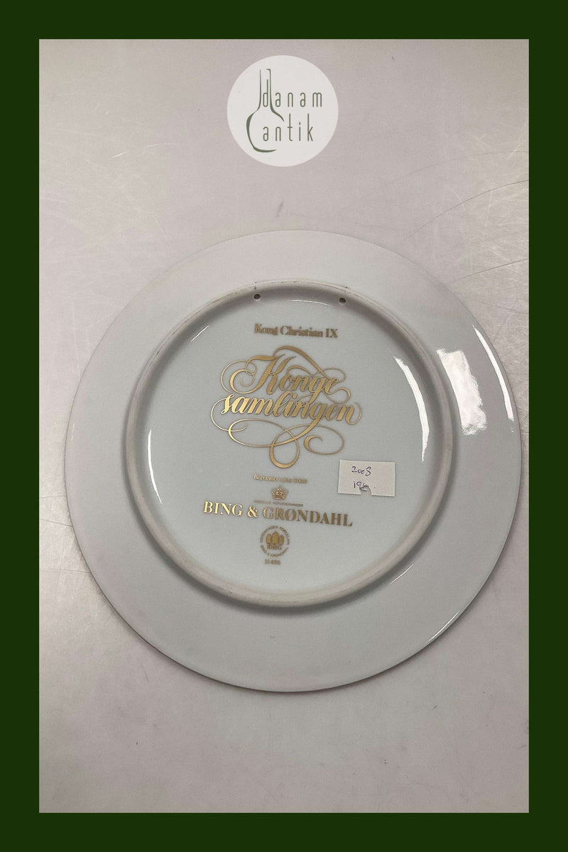 Bing og Grøndahl Platte fra Kongesamlingen, Kong Christian IX