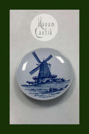 Royal Copenhagen 2010 Plaquette SAS No 4  Motiv: Danish Windmill
