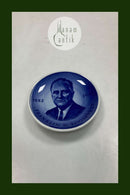 Royal Copenhagen 2010 Plaque Franklin D. Roosevelt 1858-1919 No 179