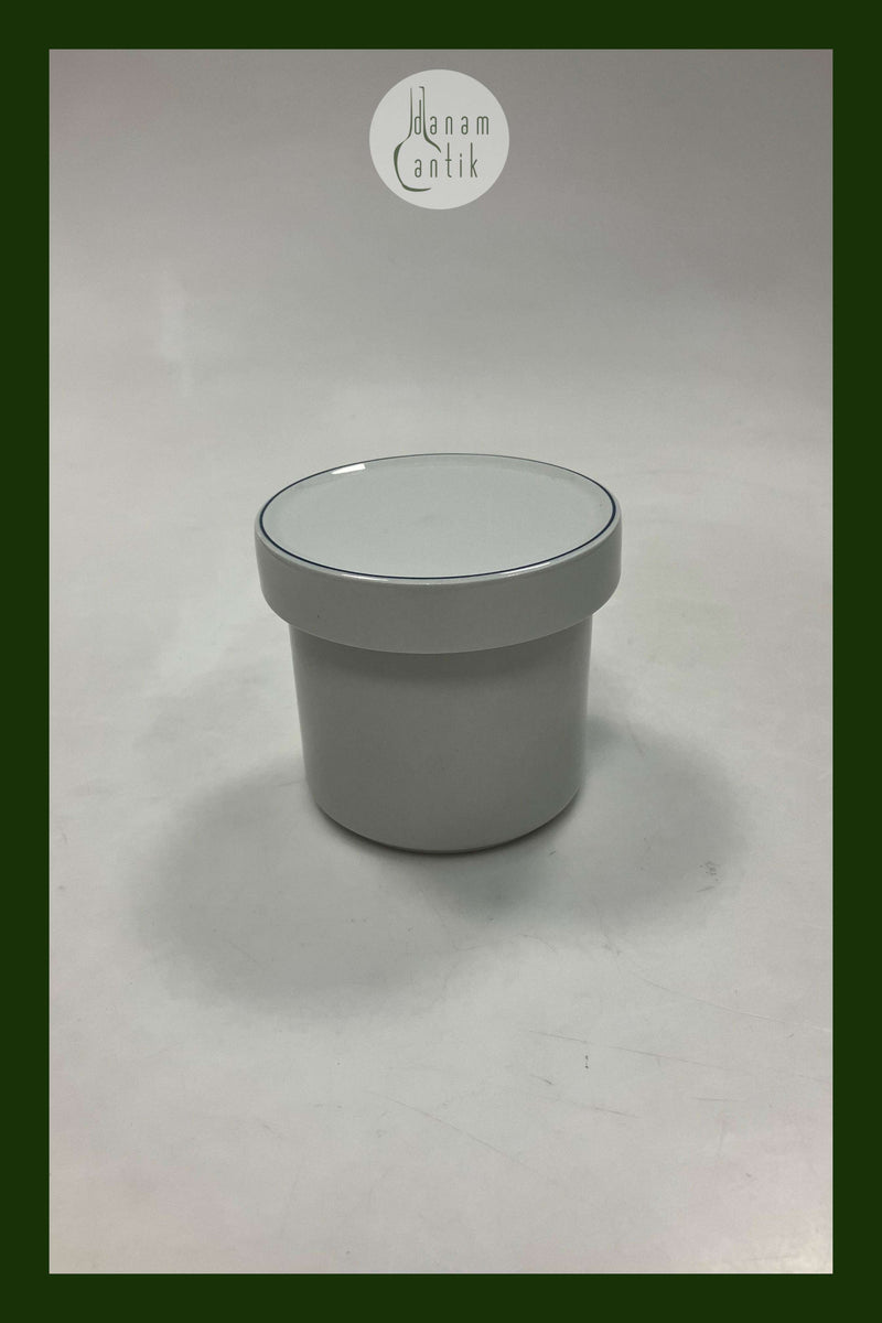 Royal Copenhagen Blåkant Lågkrukke No. 3051