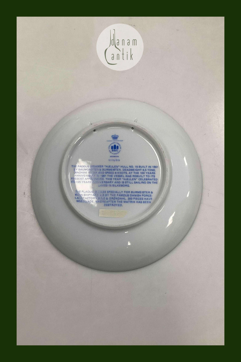 Bing og Grøndahl Skibsplatte fra 1986