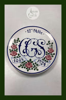 Aluminia Mindeplatte 12 Oktober 1884 - 1924