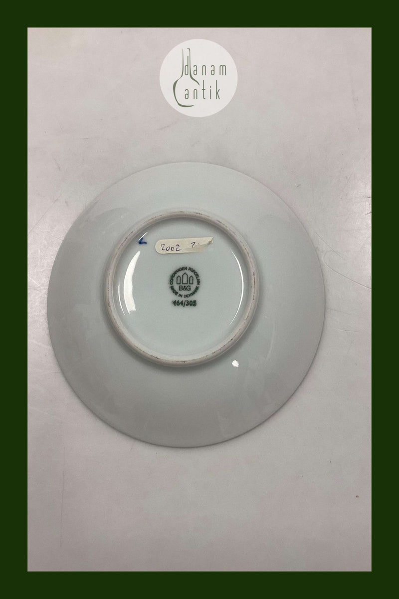 Bing og Grøndahl 100 år på Strøget 1885 - 1985 underkop / platte Julerose