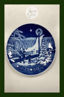 Royal Copenhagen Christmas in Canada Platte 1990