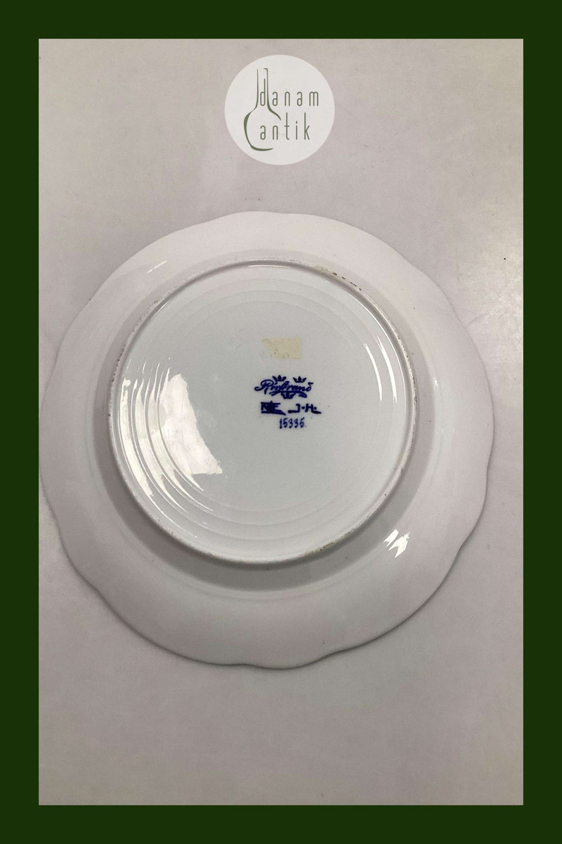 Rørstrand Platte Nordisk Konge møde Malmø 1914 Sverige Bølgekant