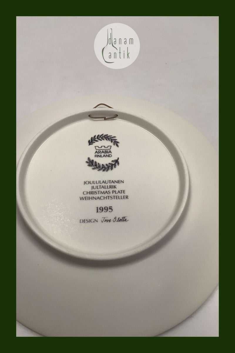 Arabia Finland Juleplatte 1995