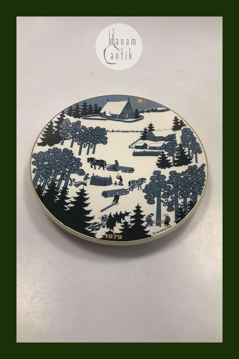 アラビア フィンランド クリスマス・プレート 1979
