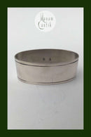 W&S Sørensen Silber Doppelt geriffelter Serviettenring