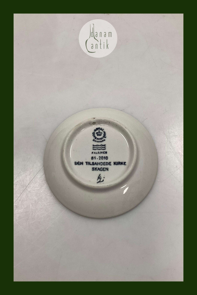 Royal Copenhagen 2010 Plaquette No. 81 - The Sanded Church, Skagen