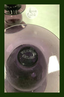 Wedgewood Kunstglas Moderne Vase og Par lysestager i Violet