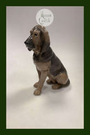 Royal Copenhagen Blodhund Tæve Figur No 1322