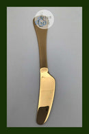 Georg Jensen Årskniv 1983 Forgyldt Sterling Sølv med emalje