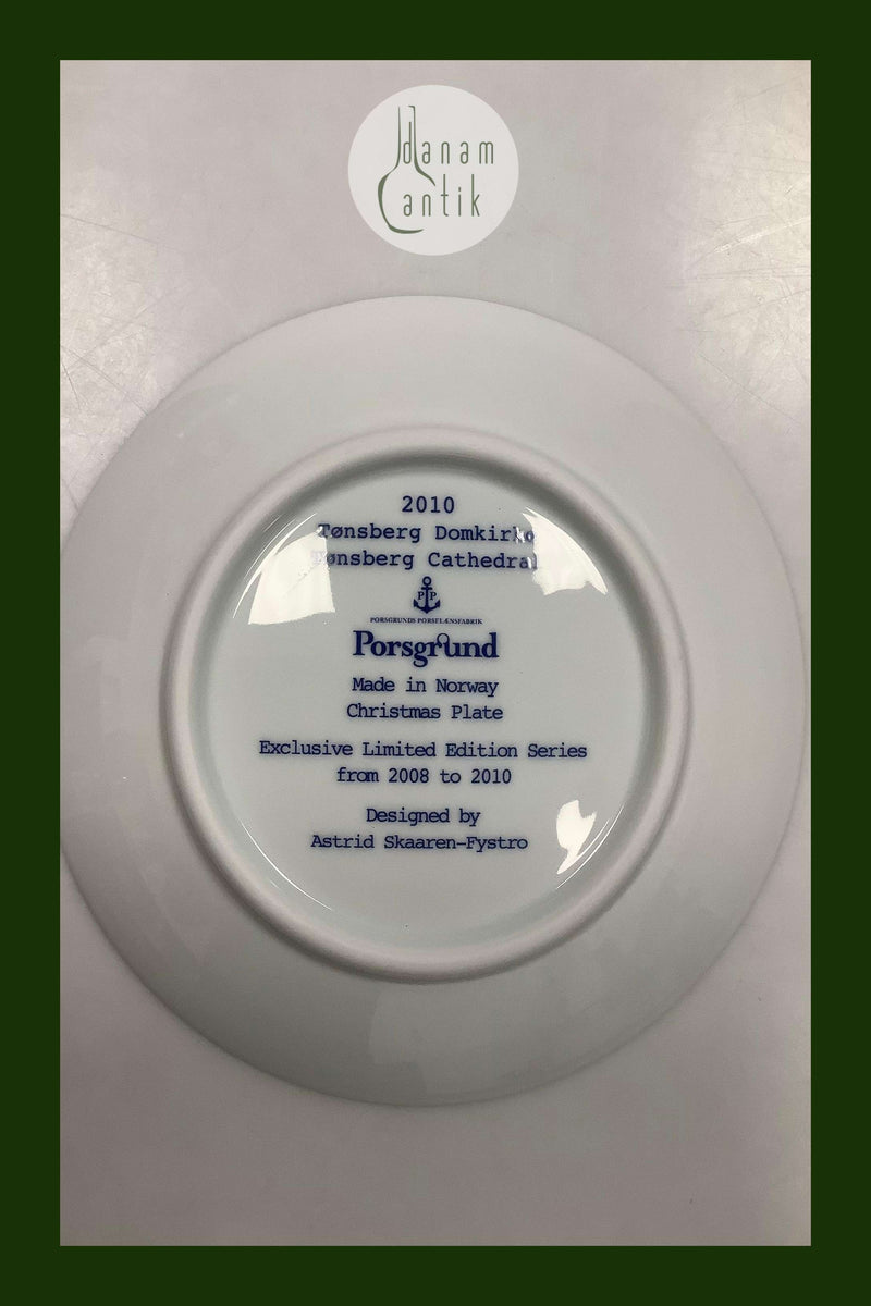 Porsgrund Norway Juleplatte 2010
