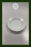 Royal Copenhagen Hvid Flora Danica Perlestel Desserttallerken No 3551