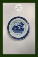 Royal Copenhagen Blå Tranquebar Frokosttallerken med motiv