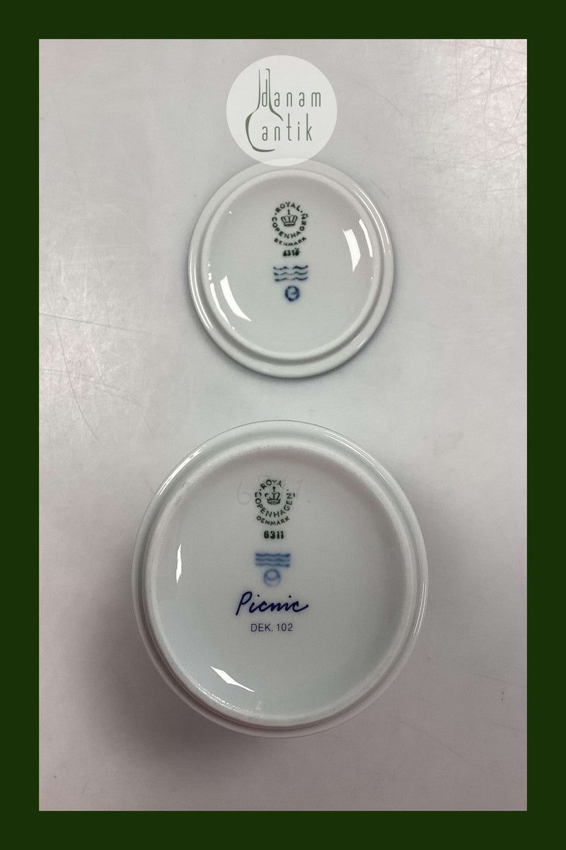 Royal Copenhagen Picnic Lågkrukke No. 6311/6312