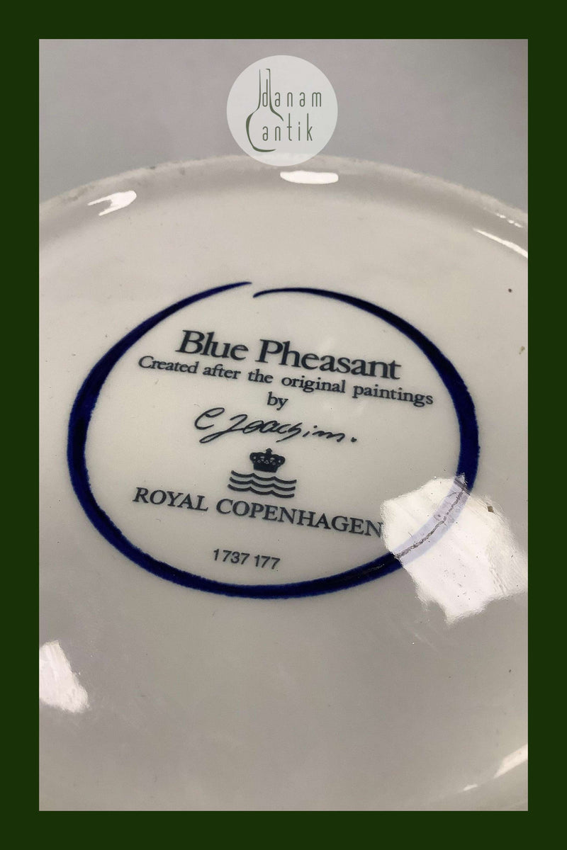 Royal Copenhagen Blå Fasan Fajance Skål No 177