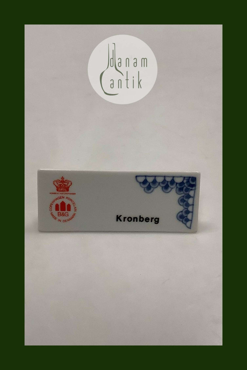 Bing og Grøndahl Forhandler Skilt Kronberg