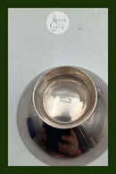 Volmer Bahner Sterling Sølv Salt og Pebersæt Blå emalje Måler Saltkar