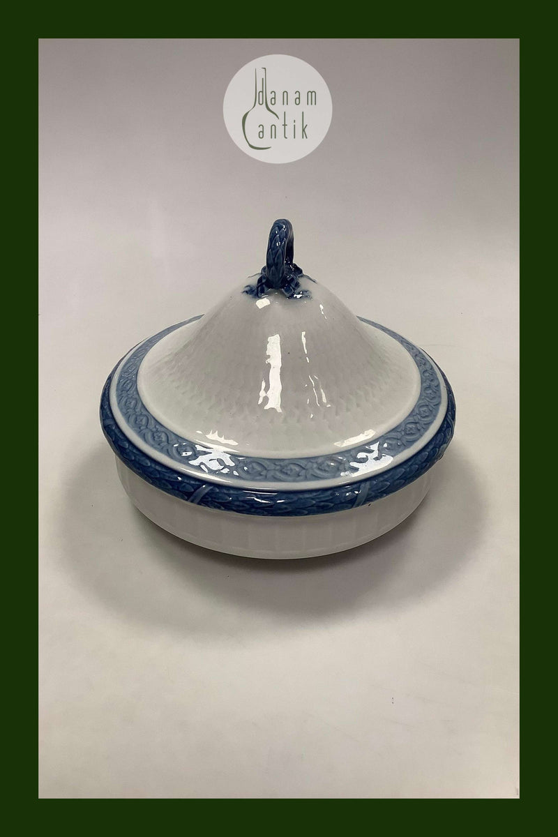 Royal Copenhagen Blå Vifte Ragoutfad med Låg No. 11503