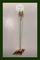 Georg Jensen Golden Christmas Lyseholder - Ræv 2002