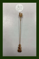 Georg Jensen Golden Christmas Lyseholder - Snemand 1999