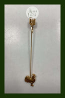 Georg Jensen Golden Christmas Lyseholder - Hane 1999