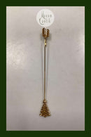 Georg Jensen Golden Christmas Lyseholder - Juletræ 1998