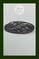 Tysk? Sølv Fabeldyr Broche