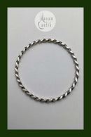 Randers Sølvvarefabrik Sterling Sølv Snoet Armring