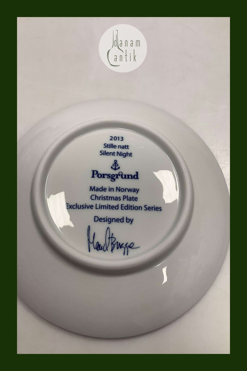 Porsgrund Norway Juleplatte 2013