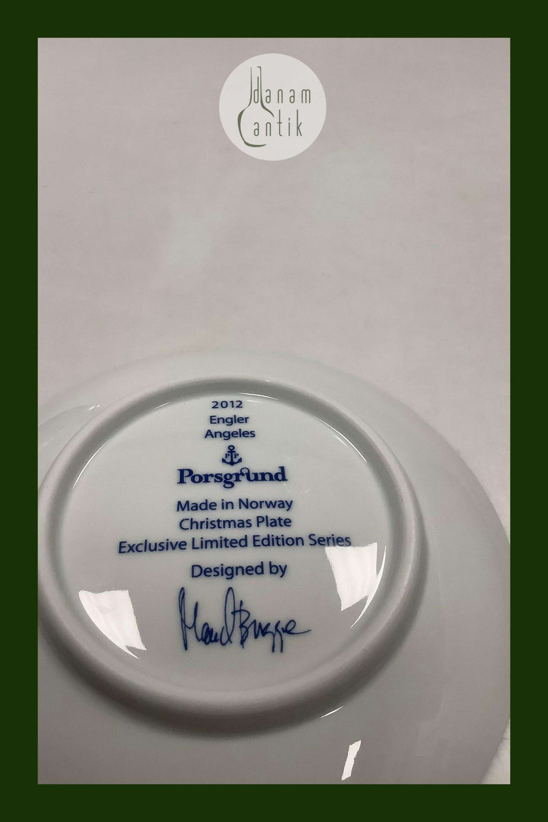 Porsgrund Norway Juleplatte 2012