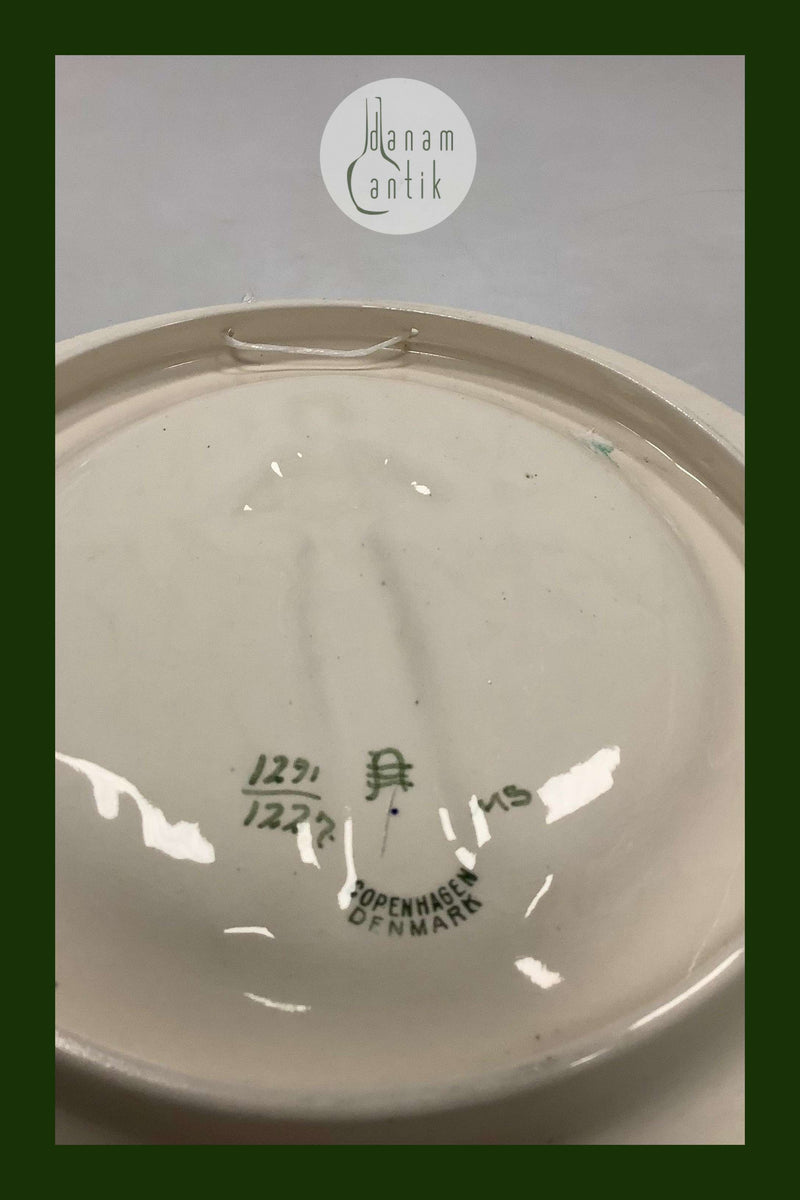 Aluminia Stor Juleplatte fra 1925 Weihnachten