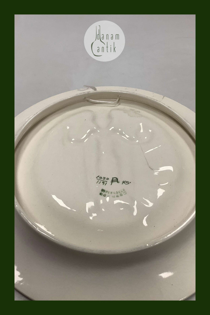 Aluminia Stor Juleplatte fra 1920