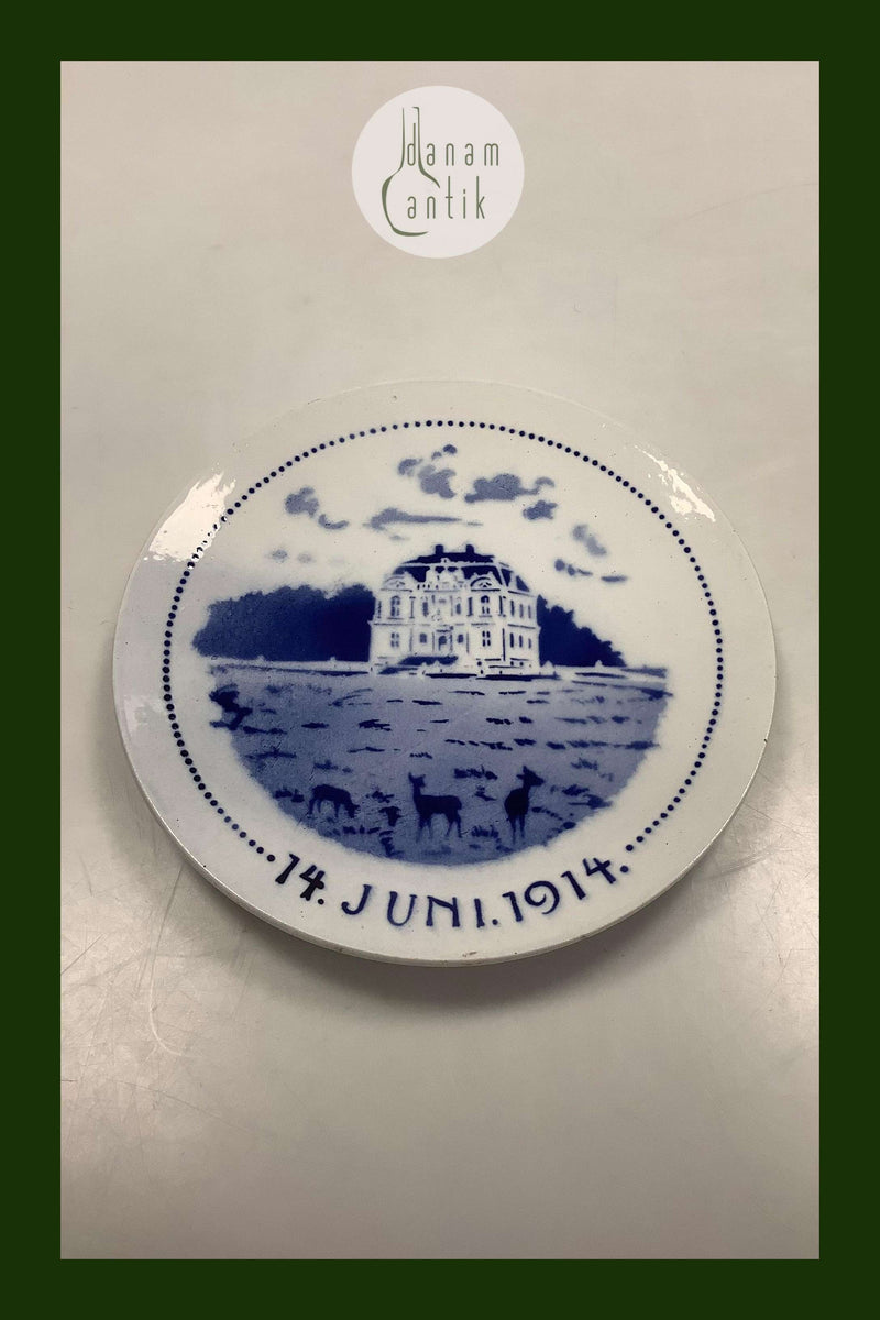 Aluminia Platte 14 Juni 1914 Eremitageslottet