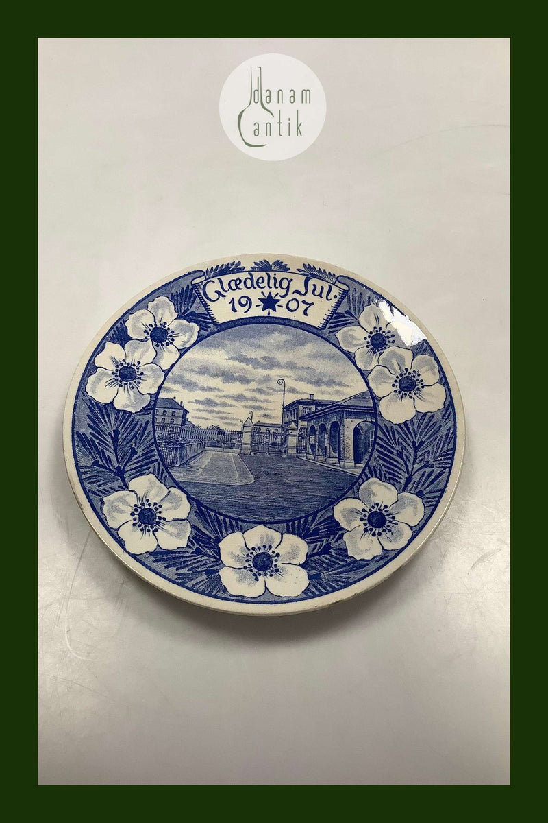 Aluminia Juleplatte Glædelig Jul 1907