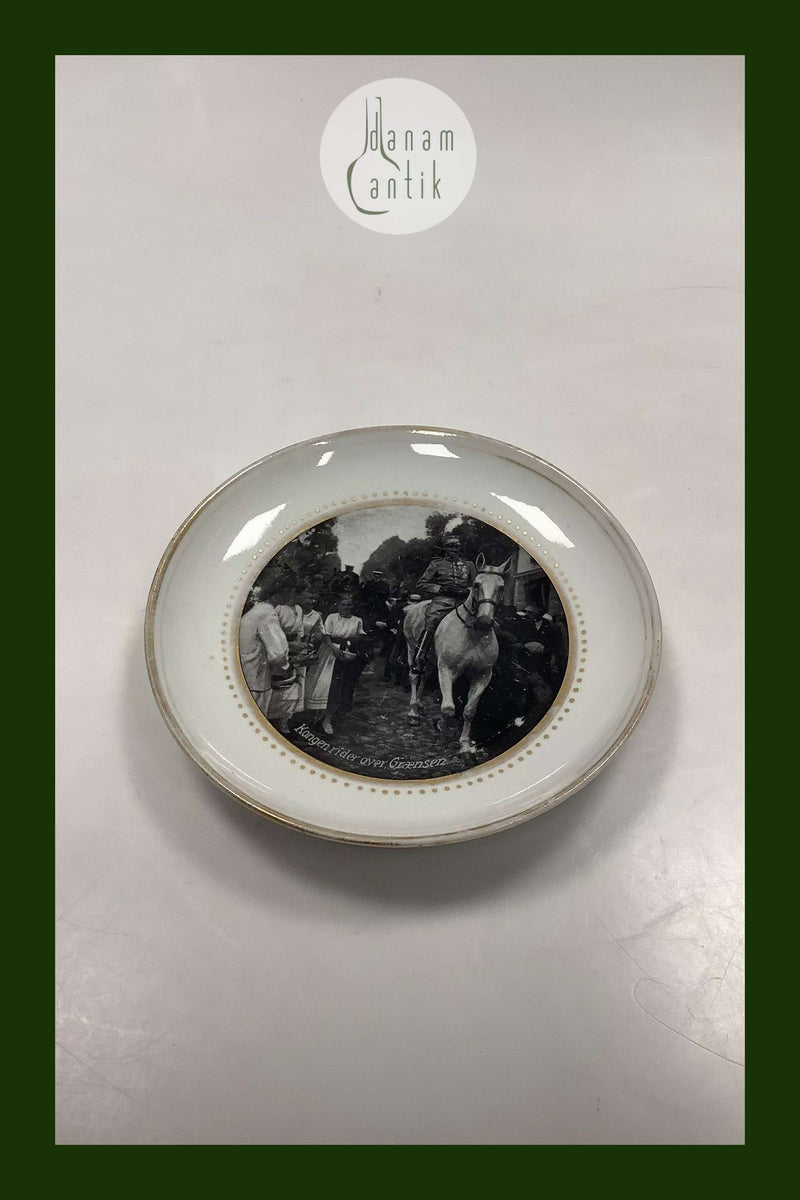 Heubach Platte Kongen Rider over Grænsen Danmark