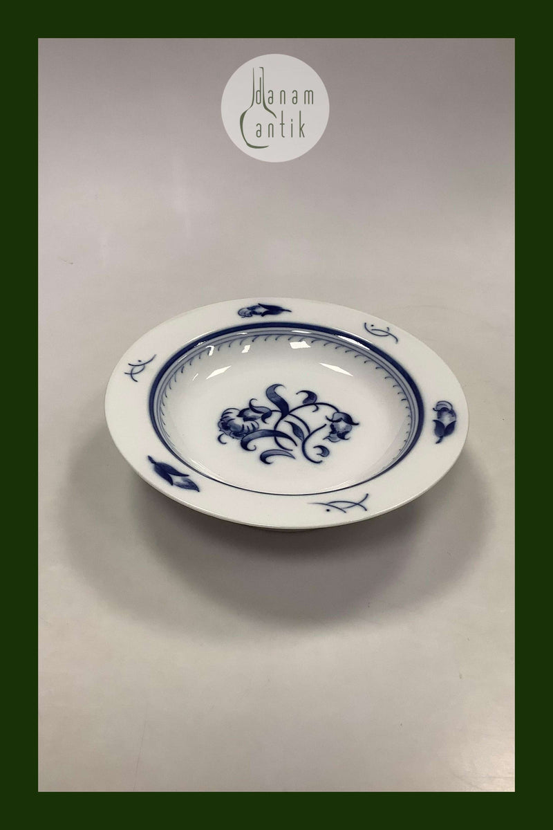 Bing og Grøndahl Jubilæumsstel / Blå Nellike Skål på Fod