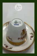 Royal Copenhagen Guldkurv Kaffekop og Underkop No 9069