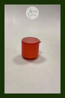 Holmegaard Palet / Carnaby Orange Glas Flødekande