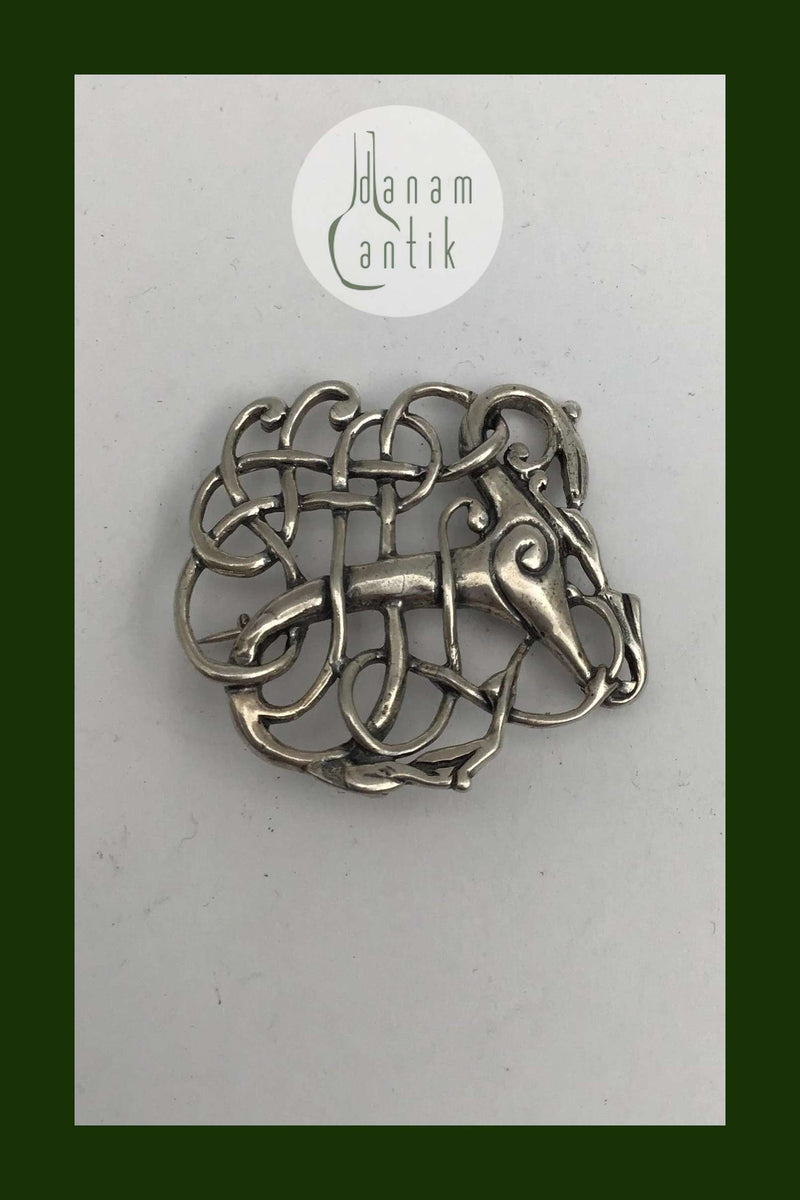 Dansk Museums kopi Viking Sterling Sølv Broche