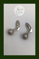 Georg Jensen Sterling Sølv Manchetknapper No. 132 (Golf-bold)