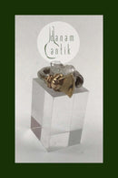 AB? Sterling Sølv / 18 K Guld Ring