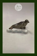 Flot Tysk / Fransk Porcelænsfigur af Sæl på isflage